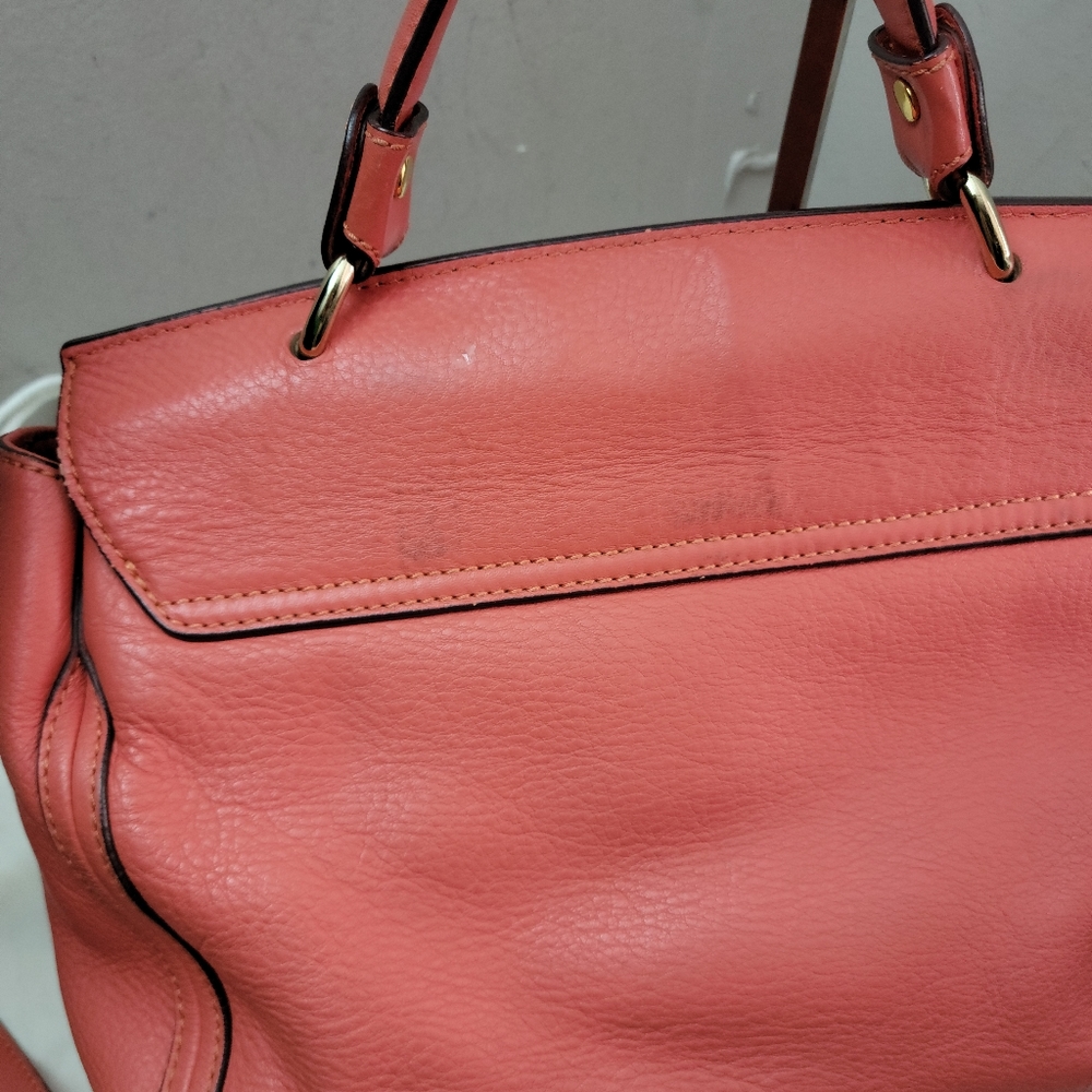 MCM Coral Leather Handbag - Picture 15 of 16